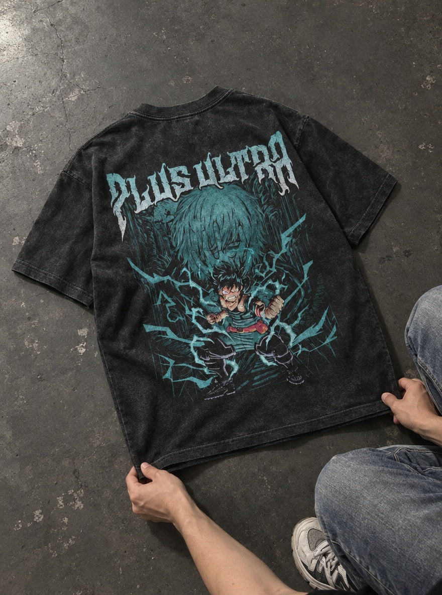 Deku Plus Ultra – T-Shirt – flat-lay | My Hero Academia