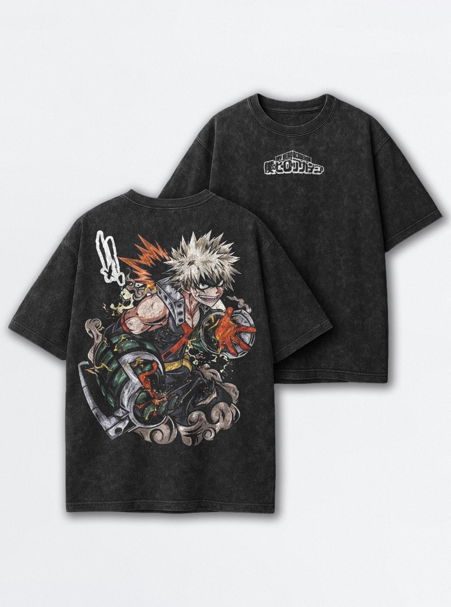 Bakugo Charge – T-Shirt – mockup | My Hero Academia
