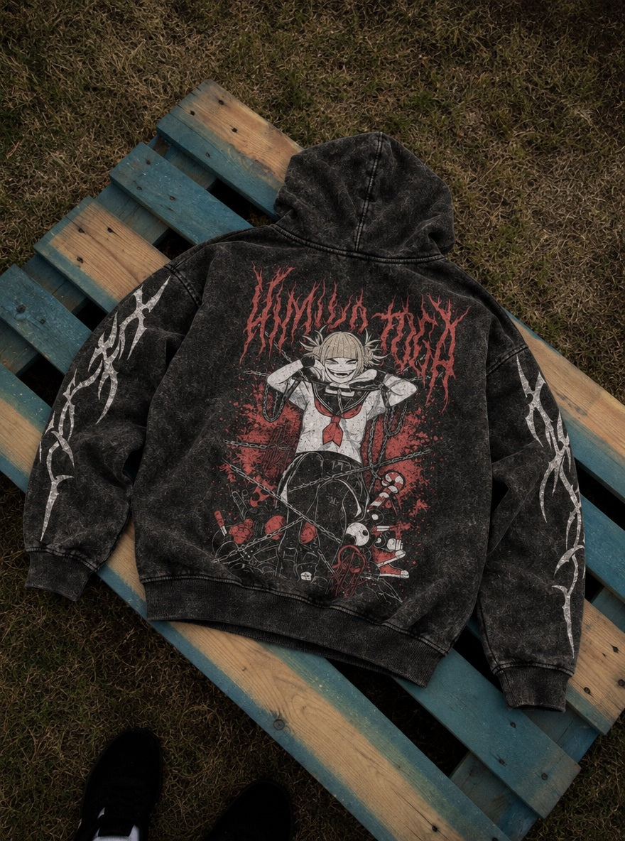 Himiko Toga – Hoodie – flat-lay | My Hero Academia
