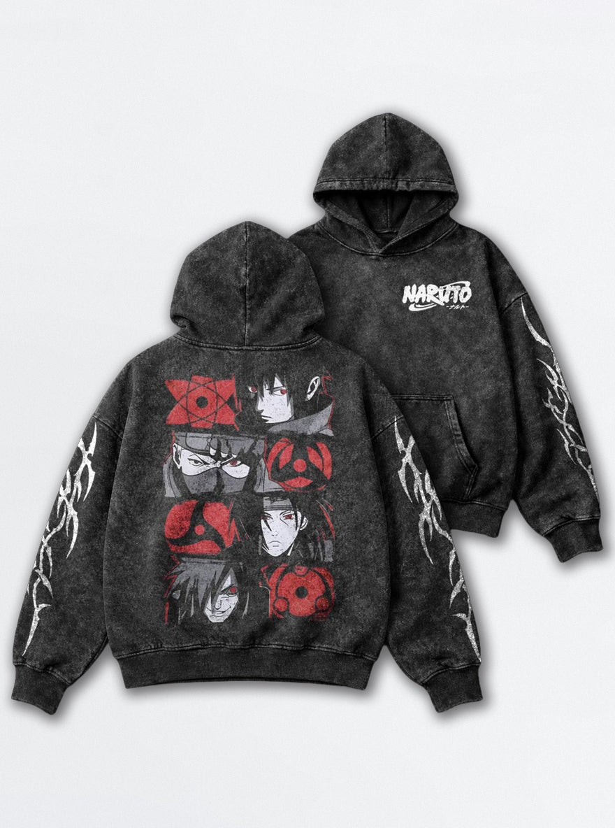Sharingan Eyes – Hoodie – mockup | Naruto