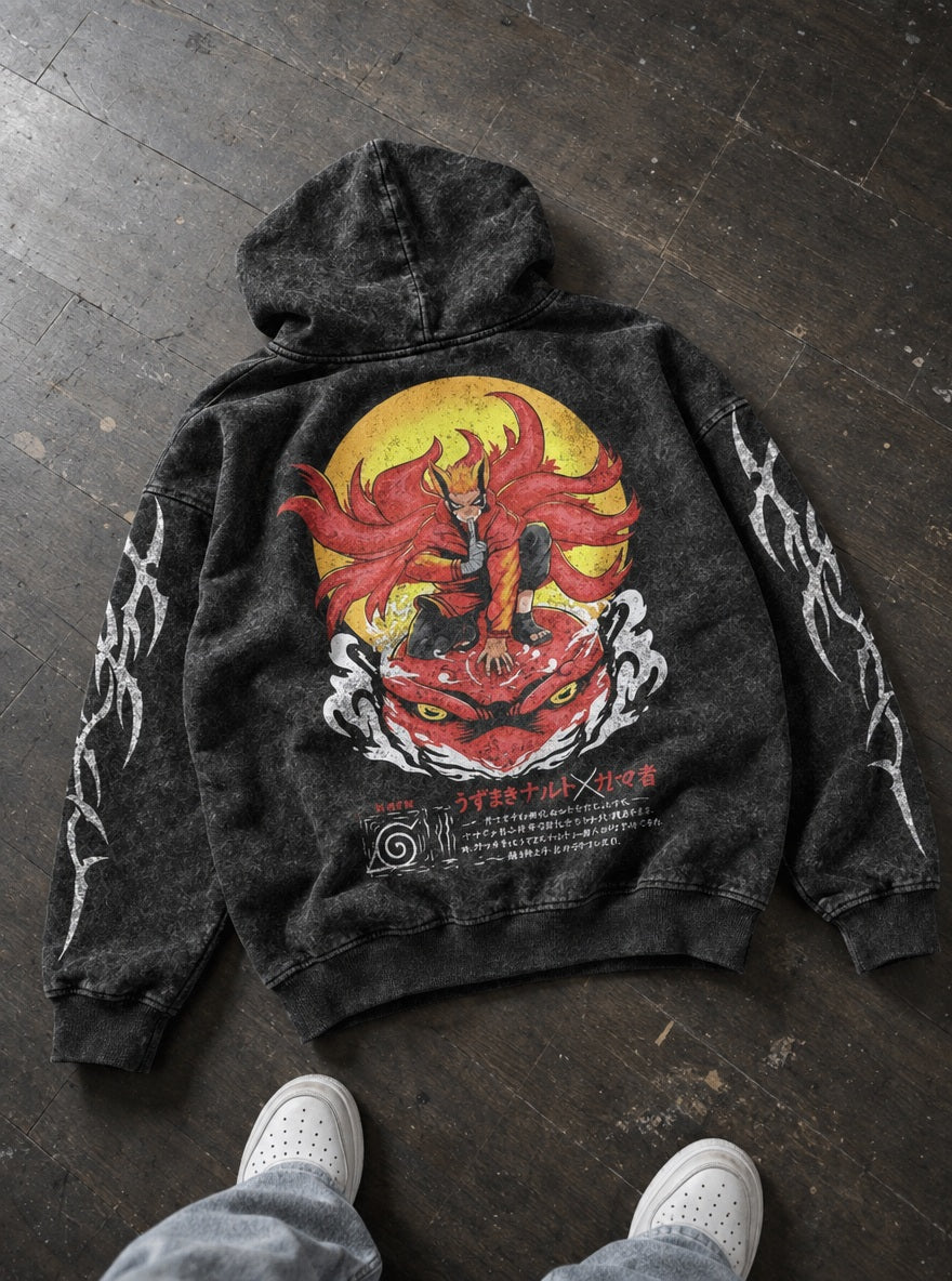 Naruto Toad Summon – Hoodie – flat-lay | Naruto