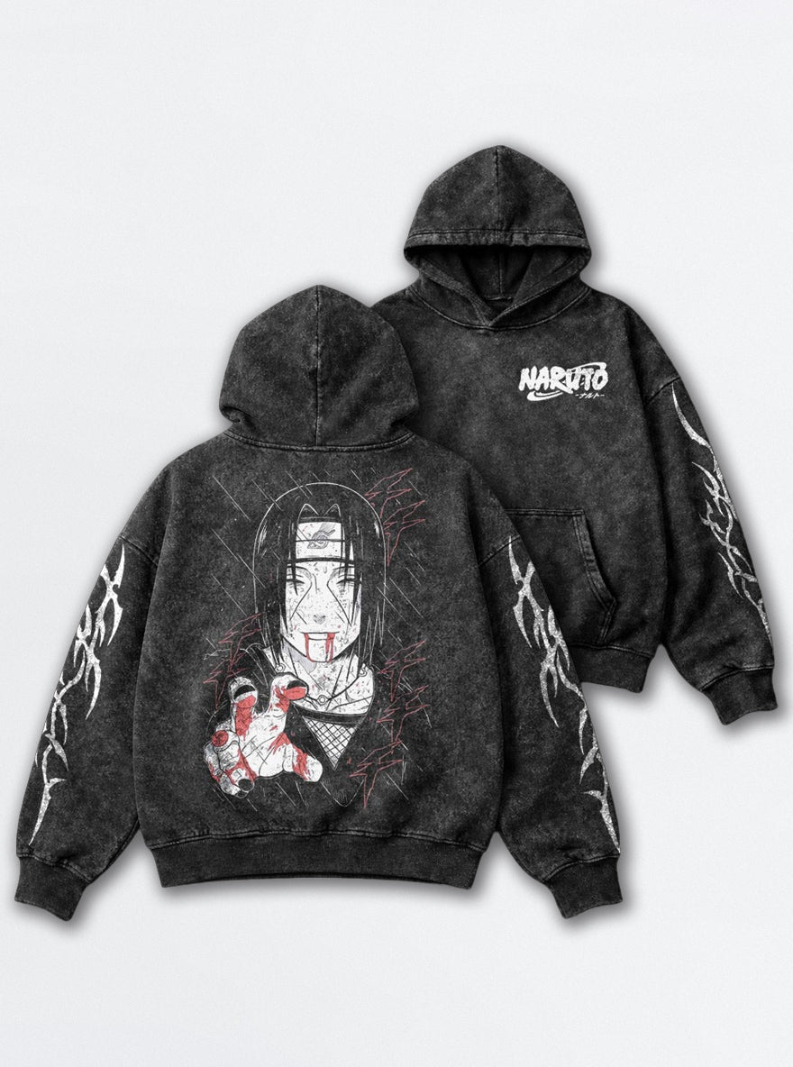 Itachi Farewell – Hoodie – mockup | Naruto