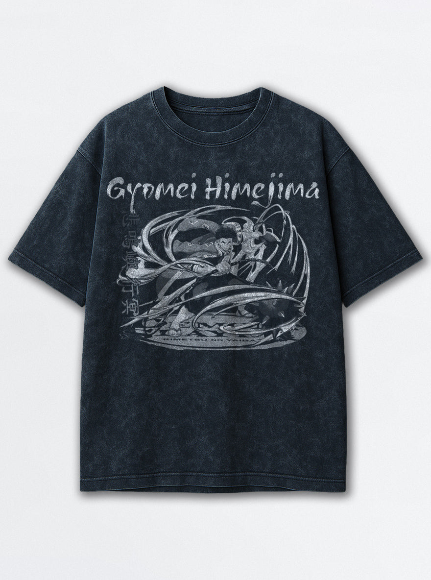 Gyomei Himejima – Navy Blue T-Shirt – mockup | Demon Slayer