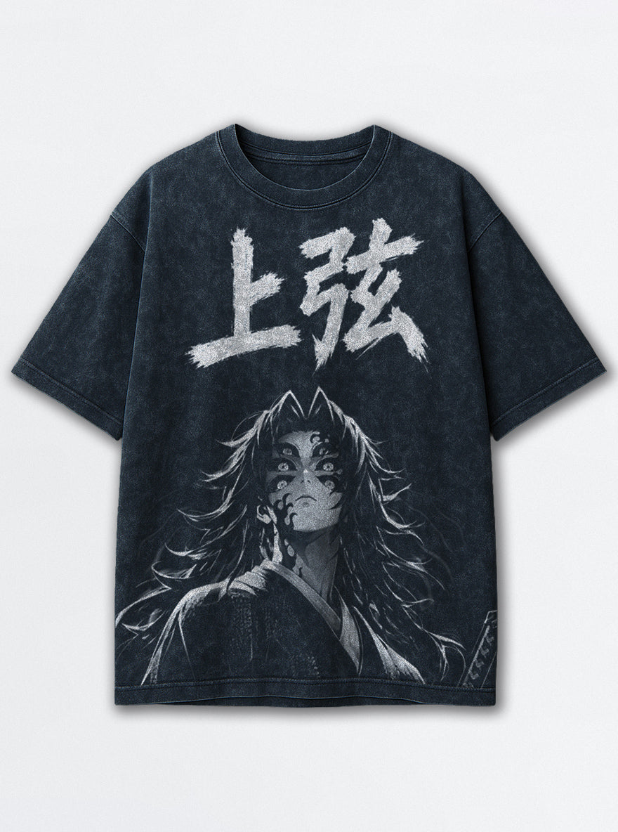 Upper Rank One – Navy Blue T-Shirt – mockup | Demon Slayer