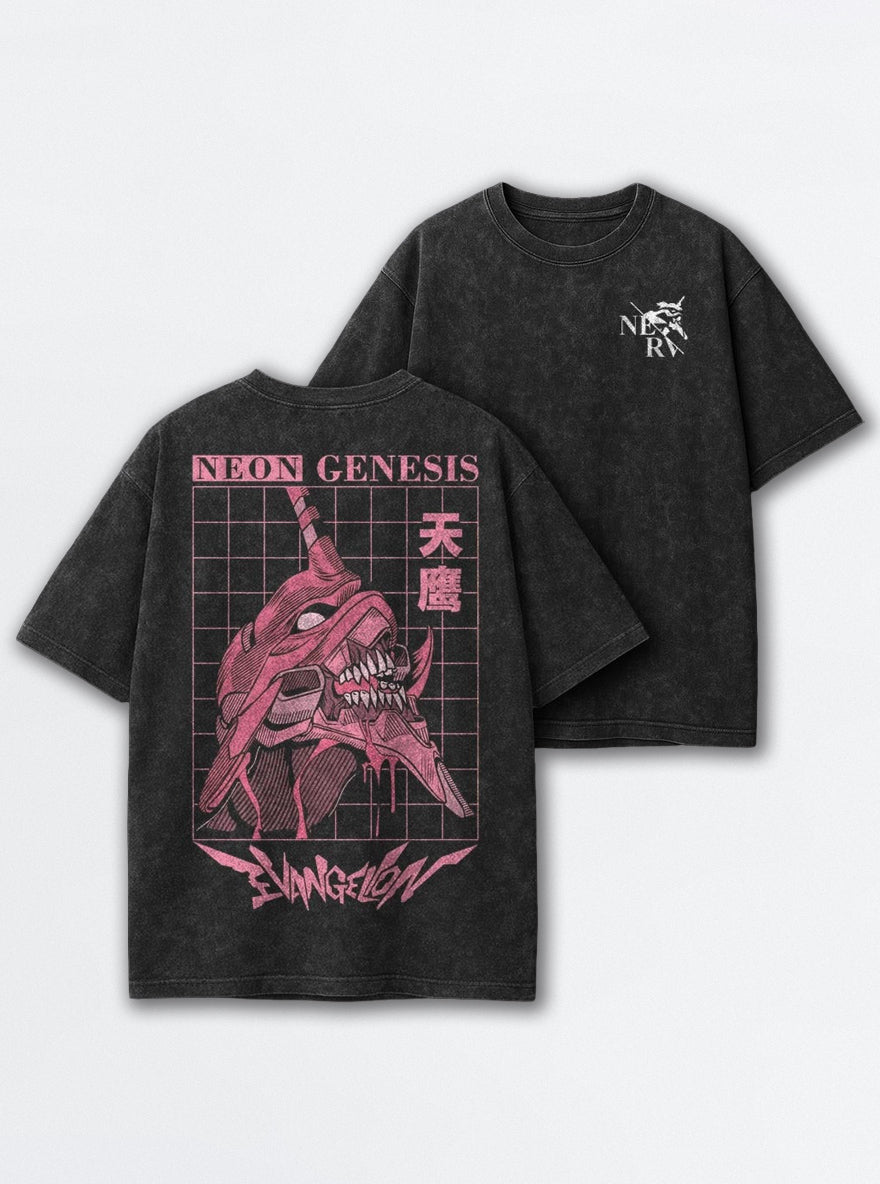 Unit-01 Berserk – T-Shirt – mockup | Neon Genesis Evangelion