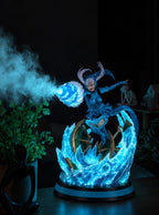 Noelle Silva Water Magic Mist Diffuser Figure – lit with mist in a room at night | Black Clover