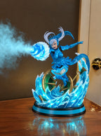 Noelle Silva Water Magic Mist Diffuser Figure – lit with mist in a daylight room | Black Clover