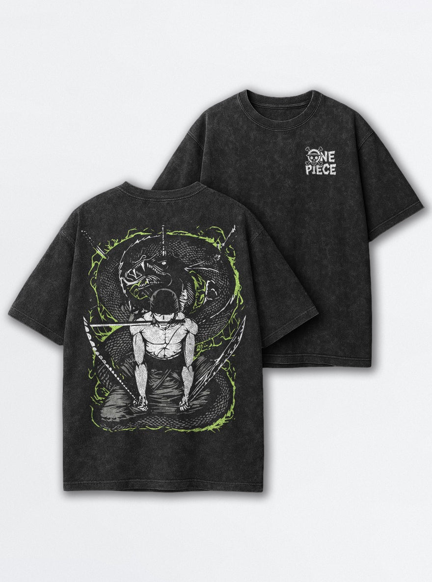 Zoro Dragon Spirit – T-Shirt – mockup | One Piece