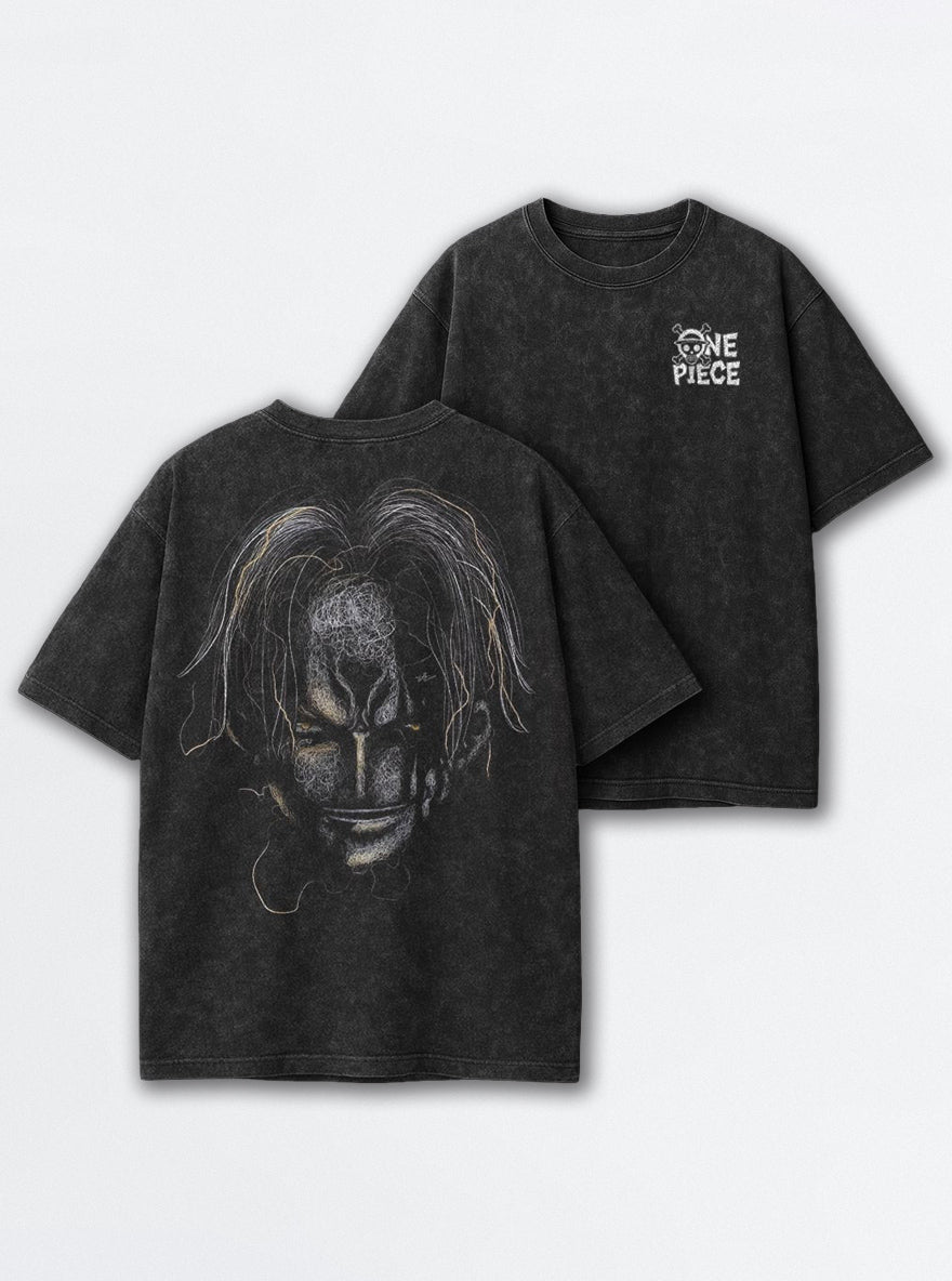 Shanks Sketch – T-Shirt – mockup | One Piece