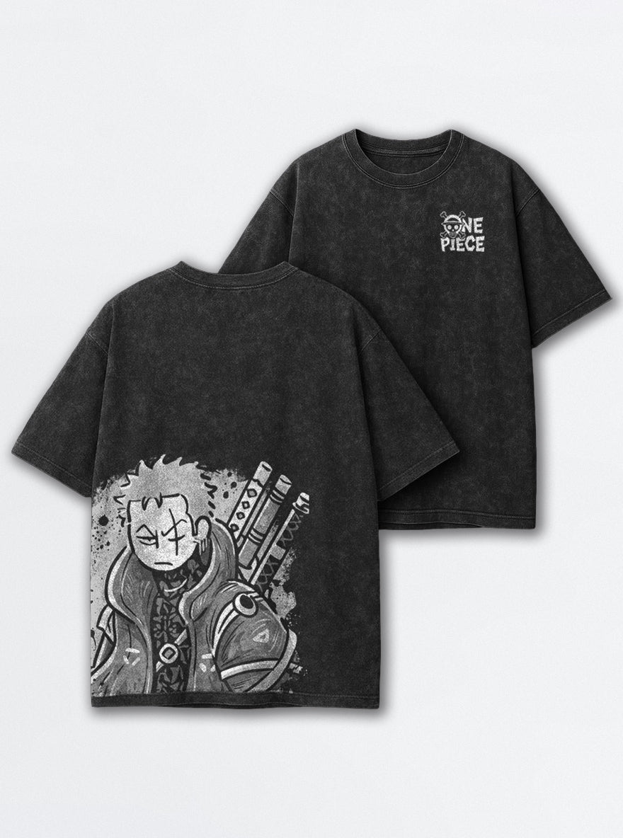 Chibi Zoro – T-Shirt – mockup | One Piece