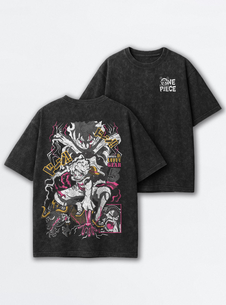 Luffy vs Kaido – T-Shirt – mockup | One Piece