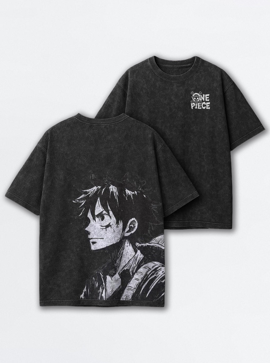 Luffy Profile – T-Shirt – mockup | One Piece