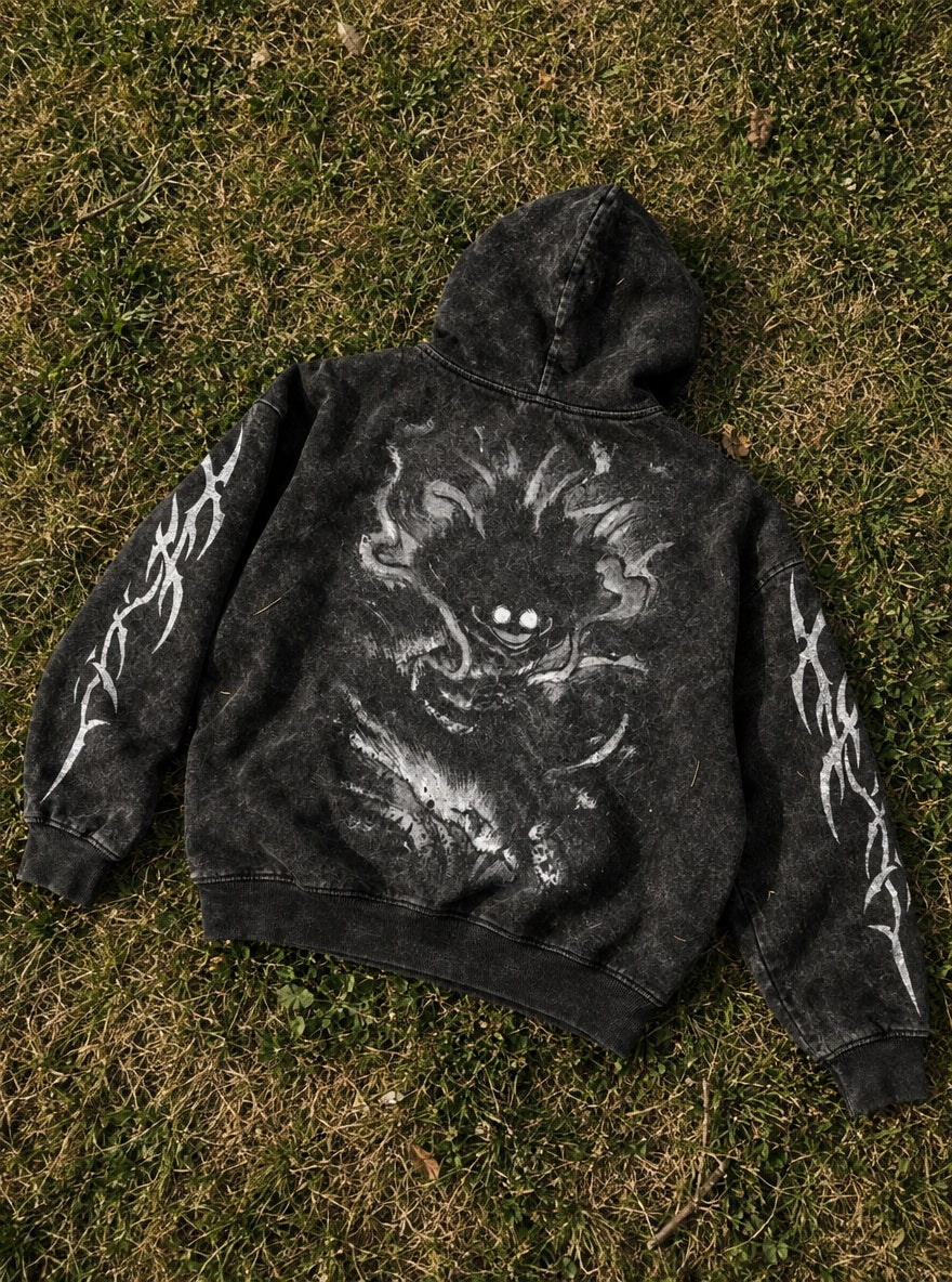 Gear 5 Shadow – Hoodie – flat-lay | One Piece