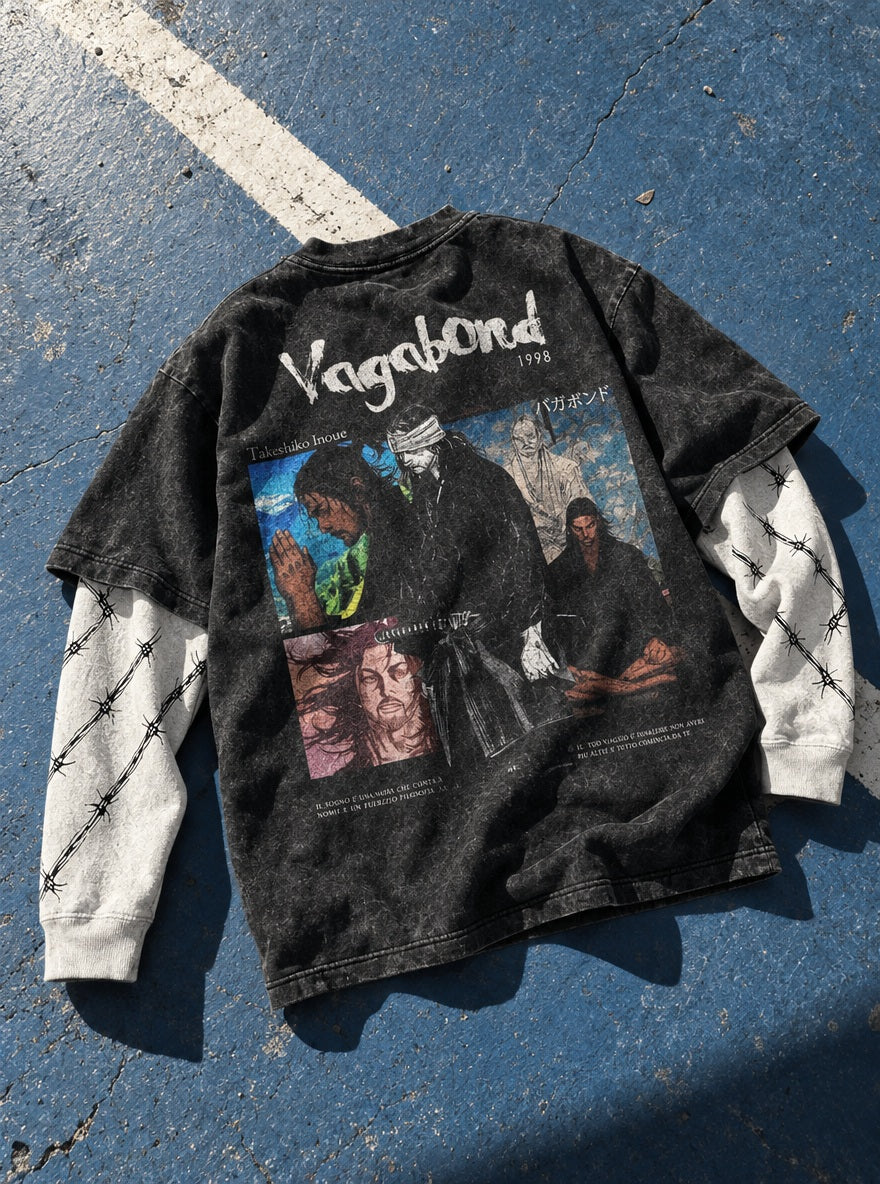 Musashi's Path – Double Sleeves – flat-lay | Vagabond