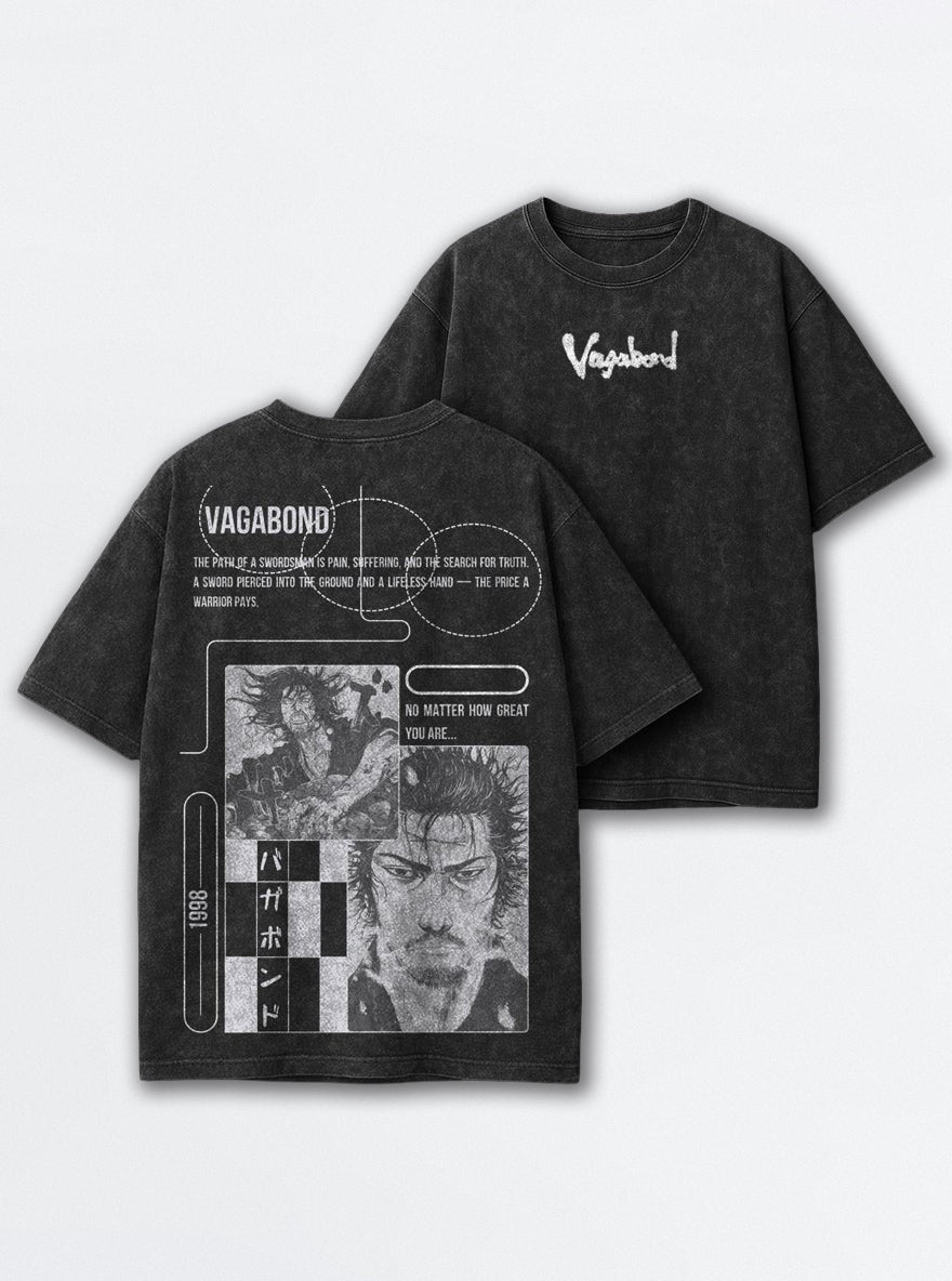 Musashi Stare – T-Shirt – mockup | Vagabond