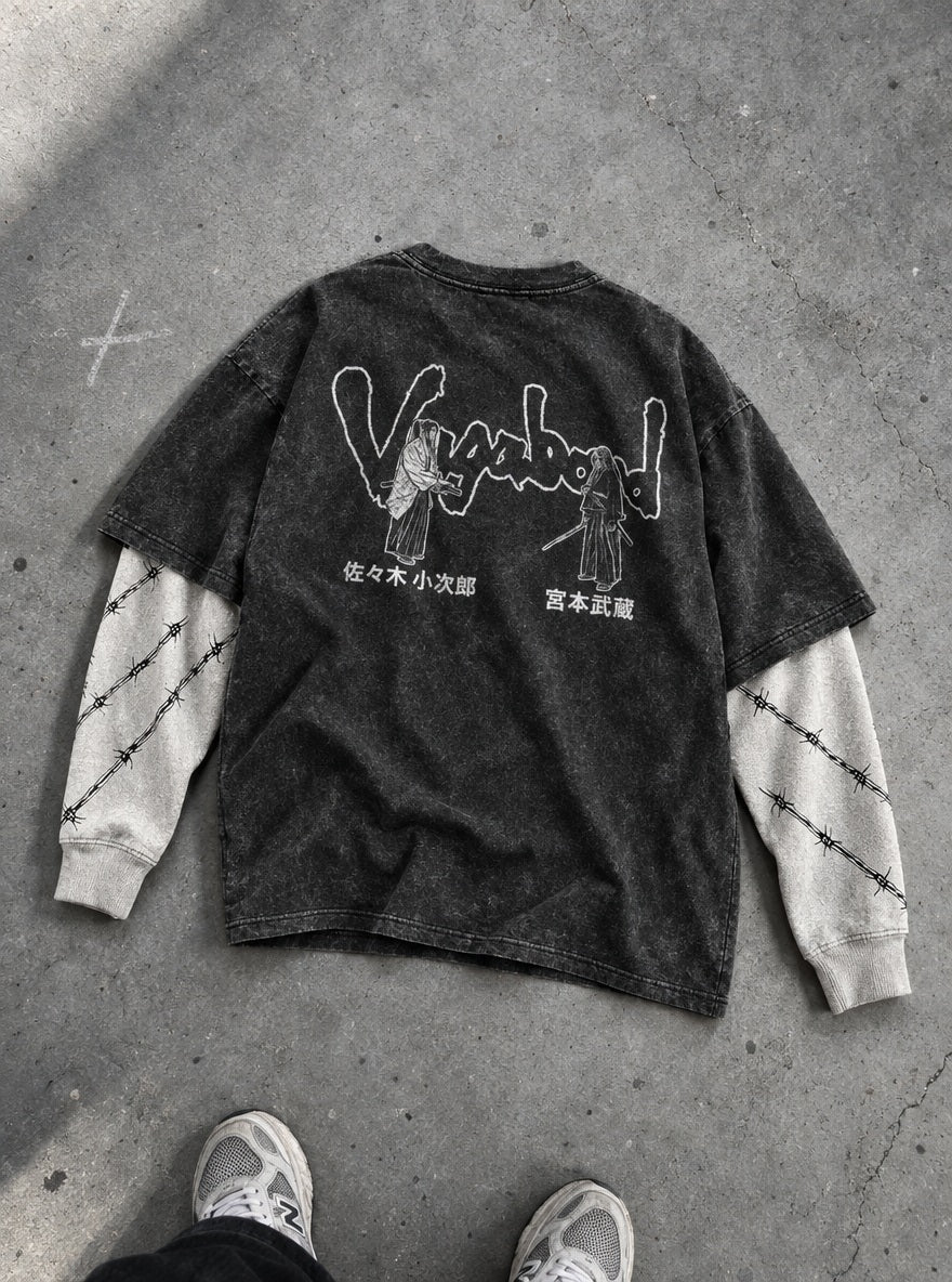 Kojiro & Musashi – Double Sleeves – flat-lay | Vagabond