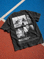 Musashi Ink Mountains – T-Shirt – flat-lay | Vagabond