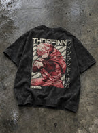 Bloodied Thorfinn – T-Shirt – flat-lay | Vinland Saga