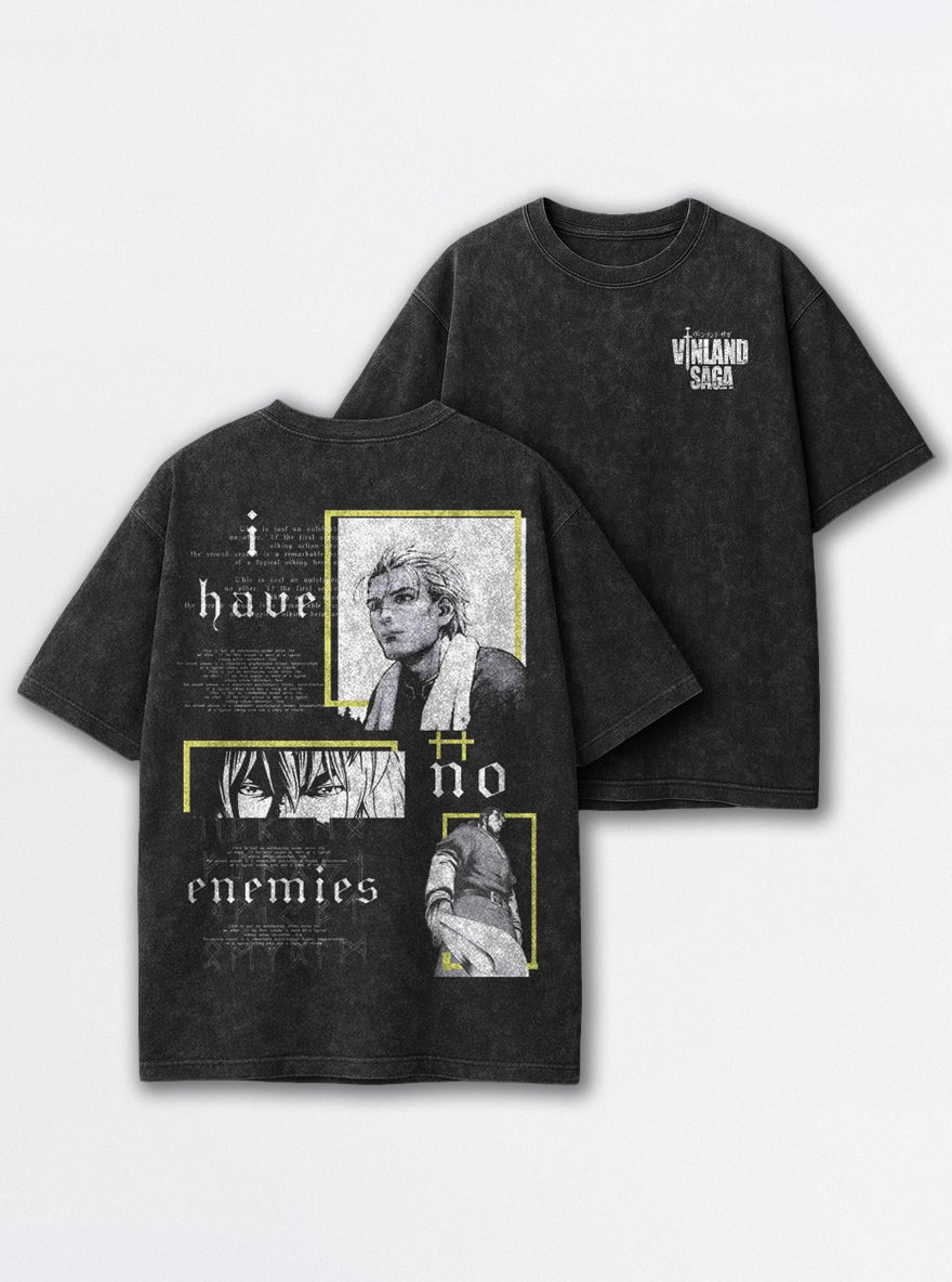 No Enemies Thorfinn – T-Shirt – mockup | Vinland Saga