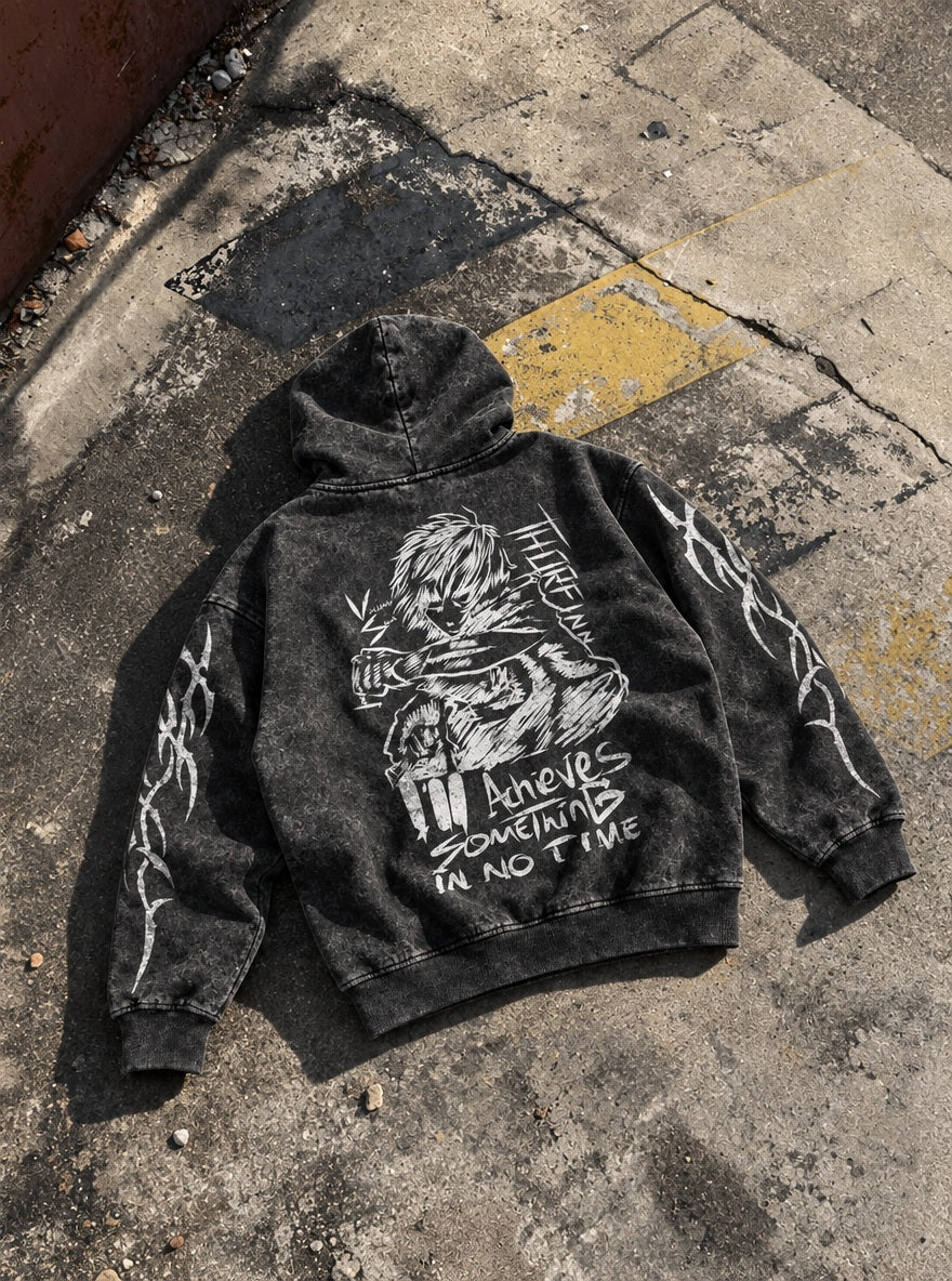 Thorfinn Sketch – Hoodie – flat-lay | Vinland Saga