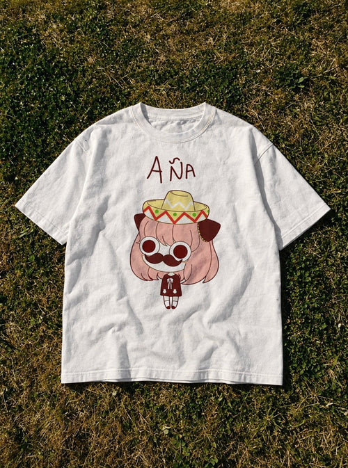 A A – White Tee – flat-lay | Meme Tees