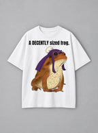 A Decently Sized Frog – White Tee – mockup | Apothecary Diaries