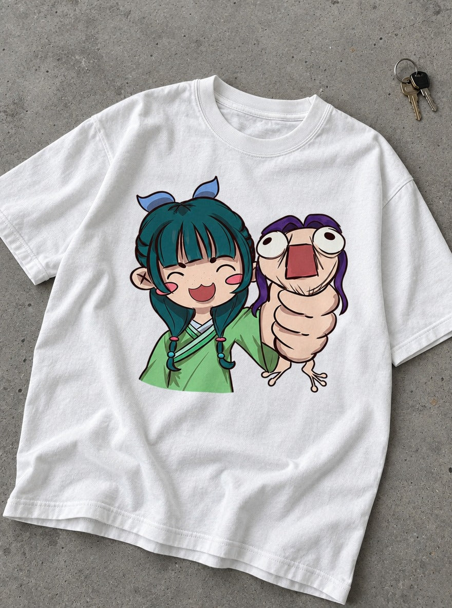 Frog Thumb – White Tee – flat-lay | Apothecary Diaries