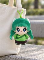 Jinshi & Maomao Plush Keychains – Maomao – Green – on a tote bag | Apothecary Diaries
