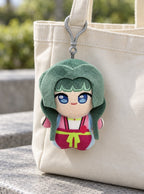 Jinshi & Maomao Plush Keychains – Maomao – Pink Dress – on a tote bag | Apothecary Diaries