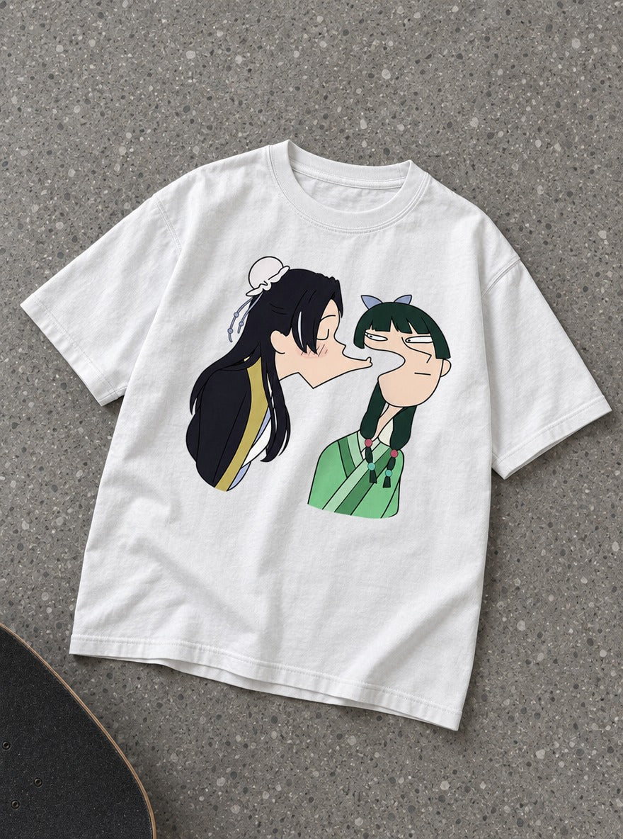 Kiss Rejected – White Tee – flat-lay | Apothecary Diaries