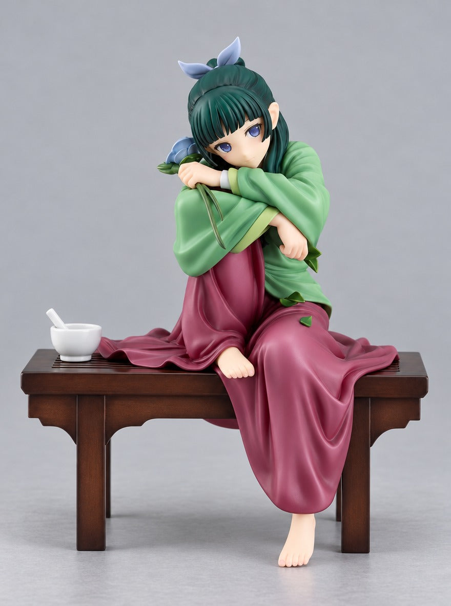 Maomao Bench Figure – left view | Apothecary Diaries