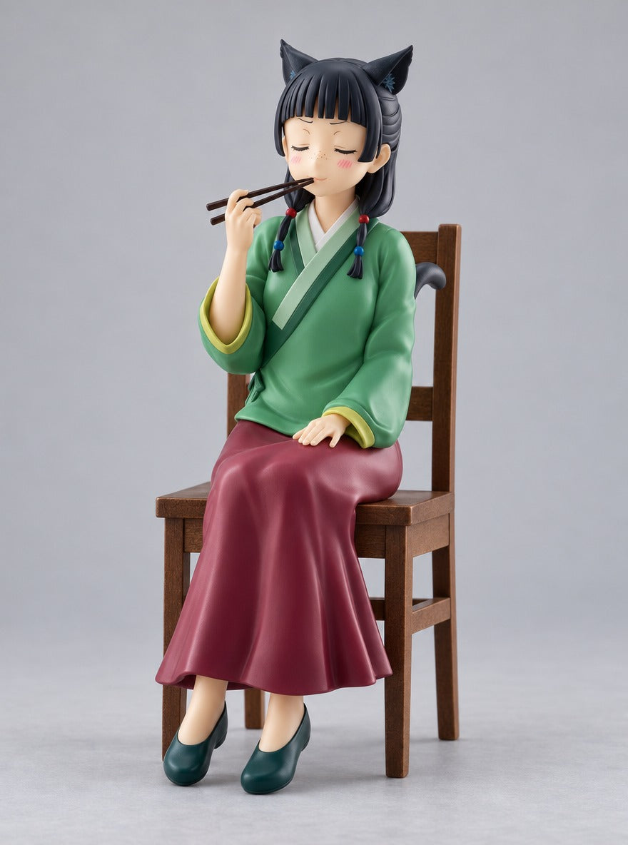 Maomao Cat Ear Chair Figure – front view | Apothecary Diaries