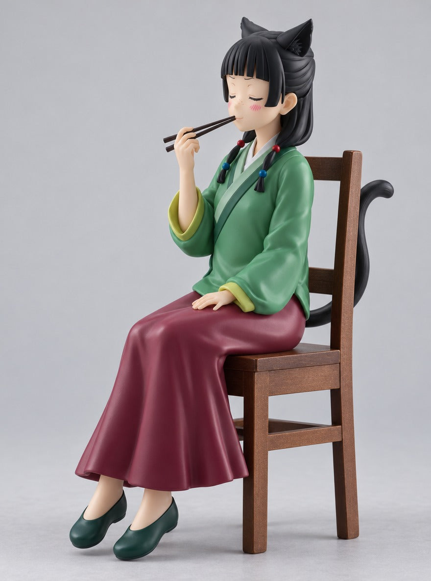 Maomao Cat Ear Chair Figure – left side view | Apothecary Diaries