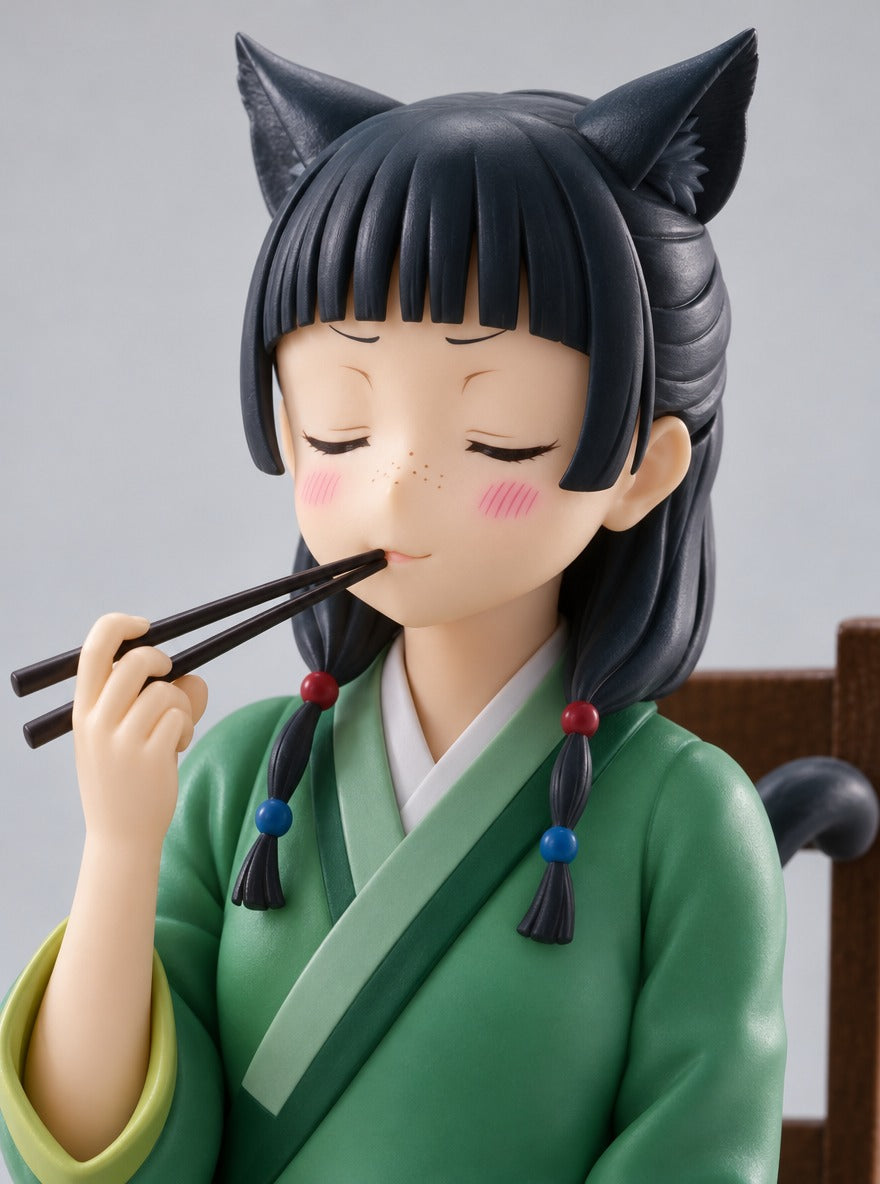 Maomao Cat Ear Chair Figure – close-up | Apothecary Diaries