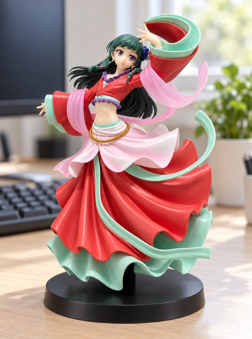 Maomao Dance Figure – on a desk | Apothecary Diaries