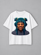 Maomao Hair Edit – White Tee – mockup | Apothecary Diaries