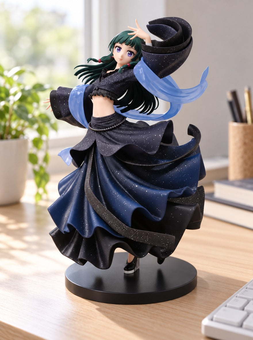 Maomao Starry Night Dance Figure – on a desk | Apothecary Diaries