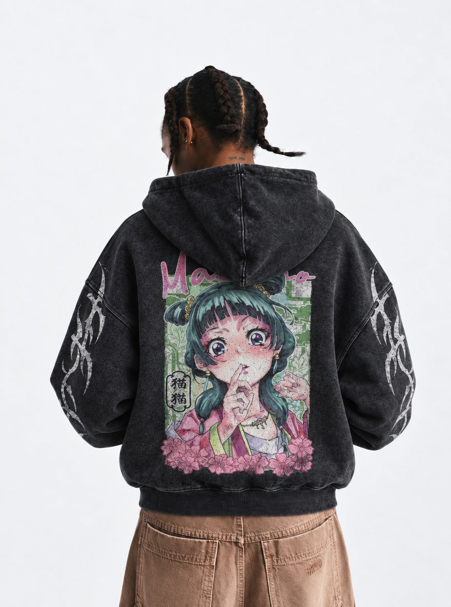 Maomao's Secret – Hoodie – model shot | Apothecary Diaries