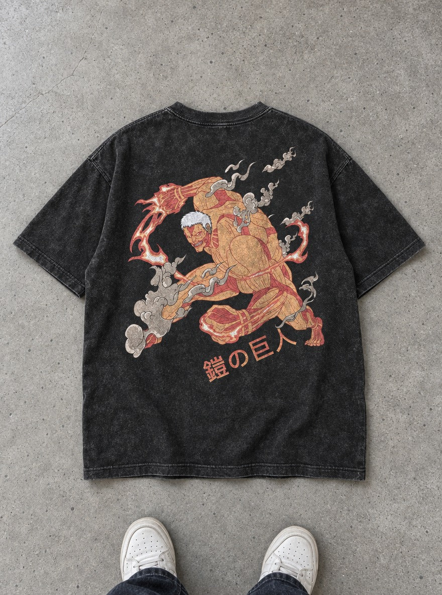 Armored Titan – T-Shirt – flat-lay | Attack on Titan
