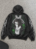 Eren Fight – Hoodie – flat-lay | Attack on Titan