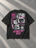 Eren Yeager Panels – T-Shirt – flat-lay | Attack on Titan