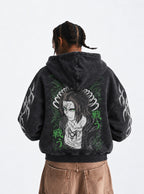 Eren Fight – Hoodie – model shot | Attack on Titan