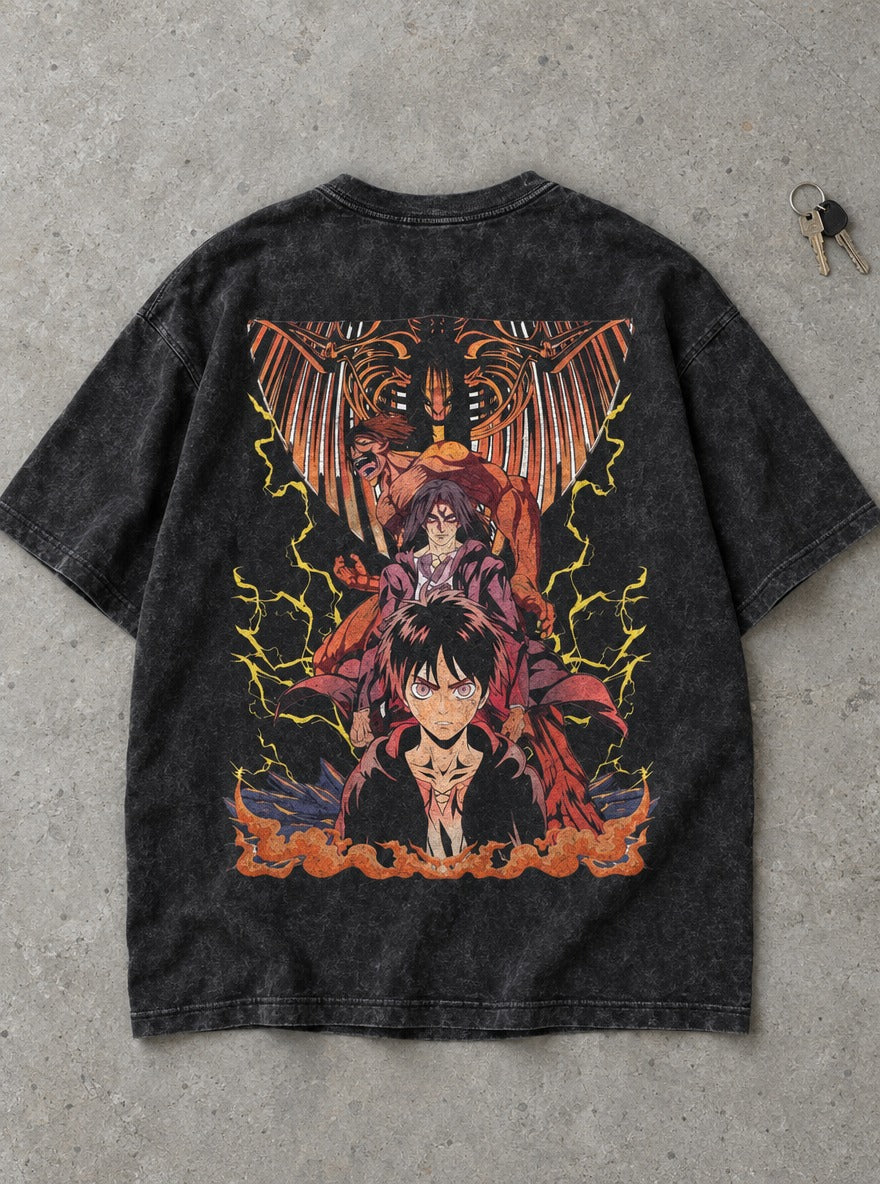 Founding Titan – T-Shirt – flat-lay | Attack on Titan