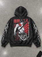 Mikasa Wings – Hoodie – flat-lay | Attack on Titan