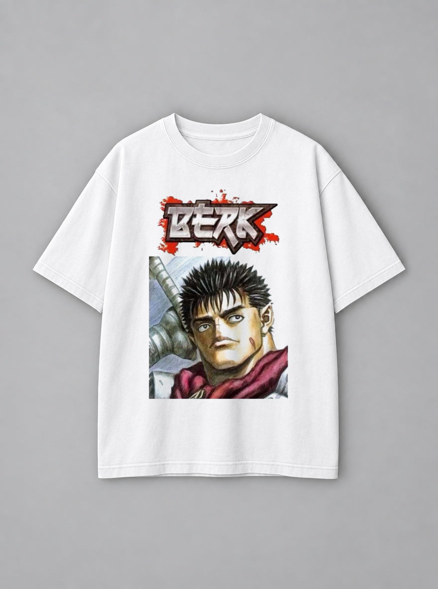 Berk – White Tee – mockup | Meme Tees