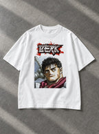 Berk – White Tee – flat-lay | Meme Tees