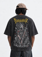 Berserker Yellow Title – T-Shirt – model shot | Berserk