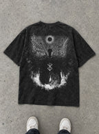 Black Sun Silhouette – T-Shirt – flat-lay | Berserk