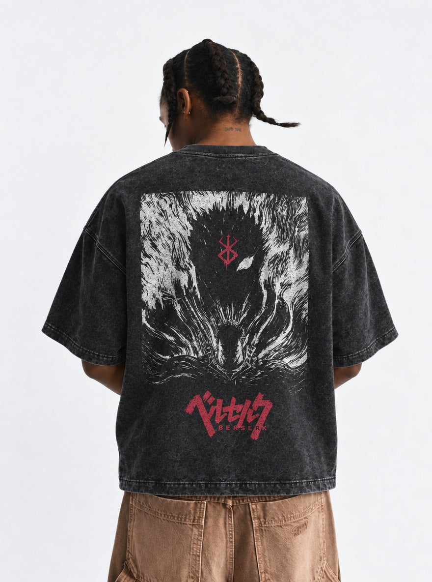 Branded Beast Panel – T-Shirt – model shot | Berserk
