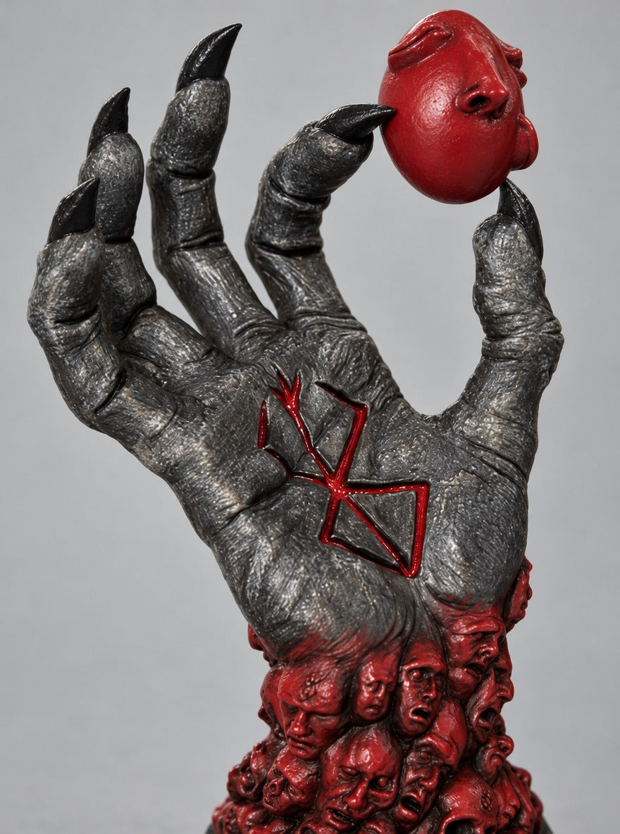 Demon Hand and Behelit Statue – close-up | Berserk